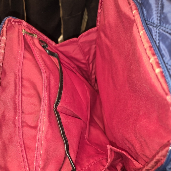 Knomo London Quilted Labtop Backpack, BLUE - Picture 8 of 13